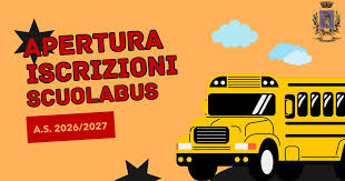 Iscrizioni al Servizio Scuolabus - a.s. 2026/2027